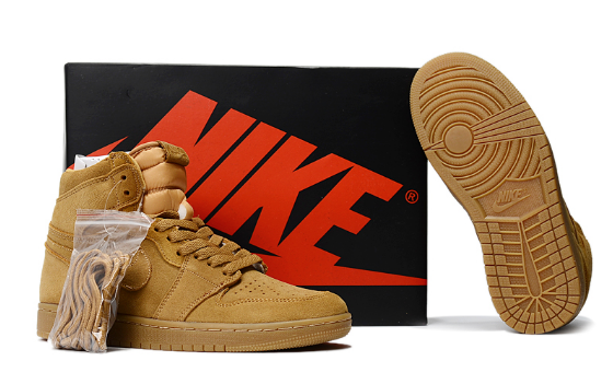 Air Jordan 1 High Wheat Golden Harvest Elemental Gold